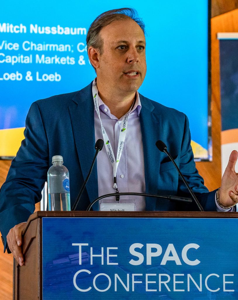 Mitch Nussbaum speaking at The SPAC Conference